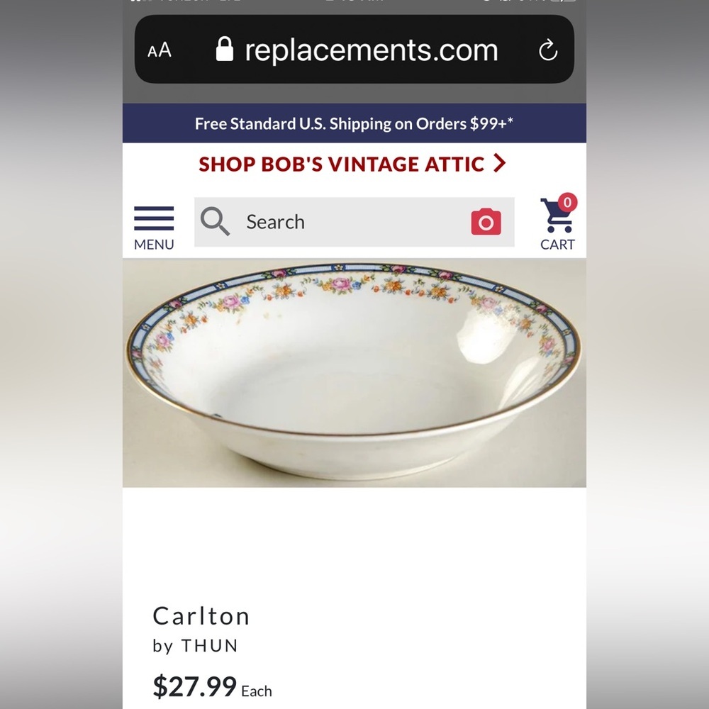 Vintage Coupe Soup Bowls (2), Thun - Picture 4 of 4